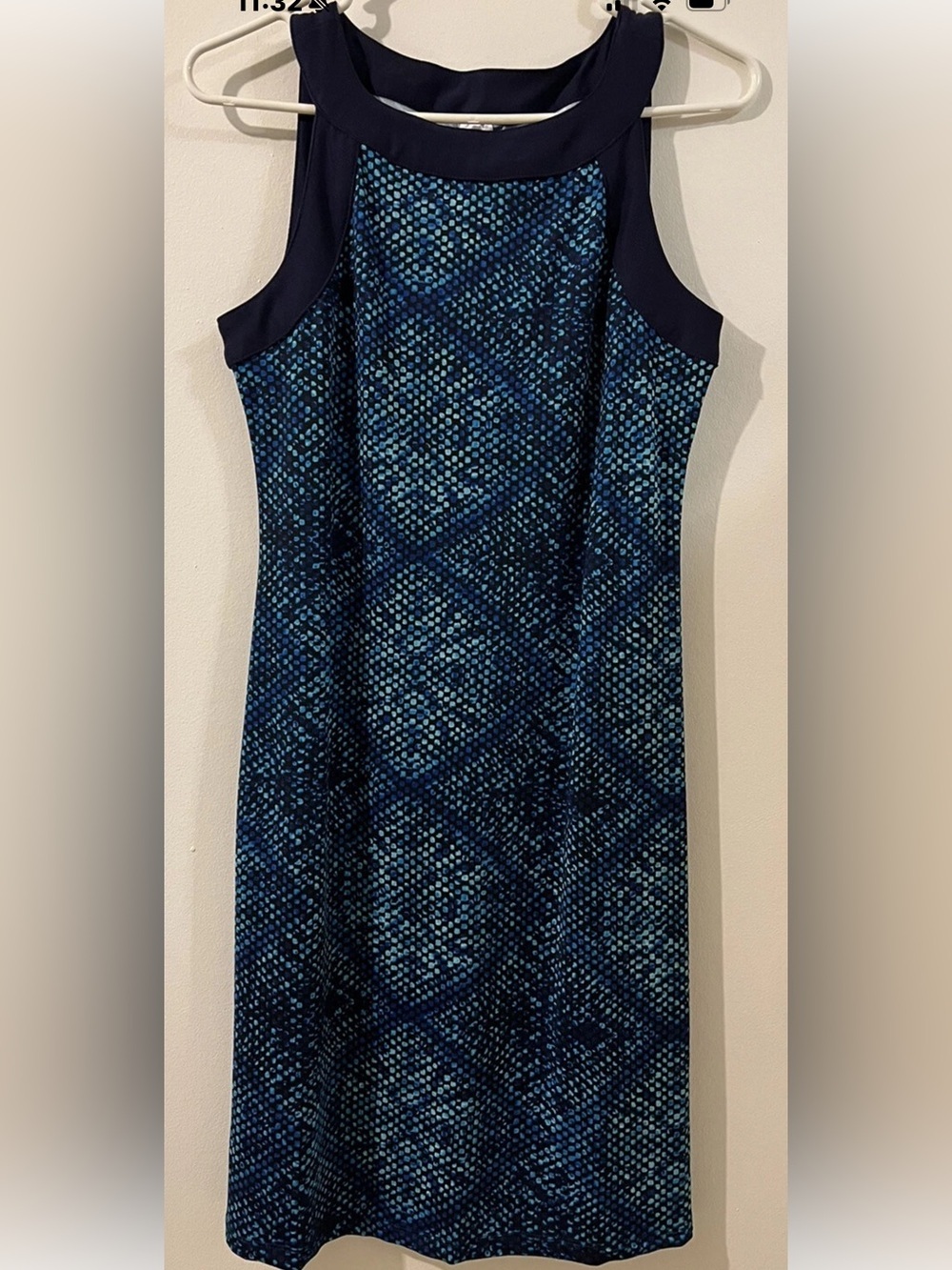 Blue Sleeveless Dress size L in excellent condition - Picture 2 of 12